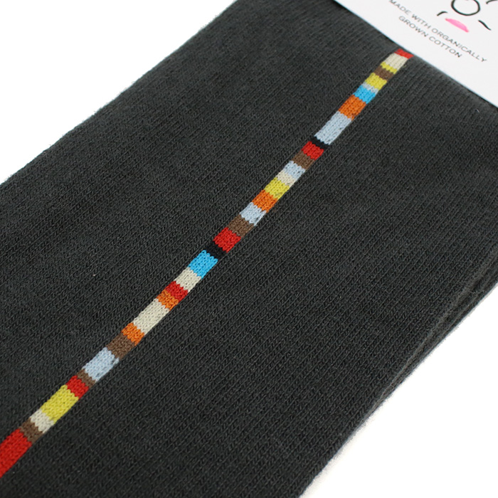 ポール・スミス Paul Smith  メンズ ライン ソックスM1A800MO　HF775　76グレー系 socks-01