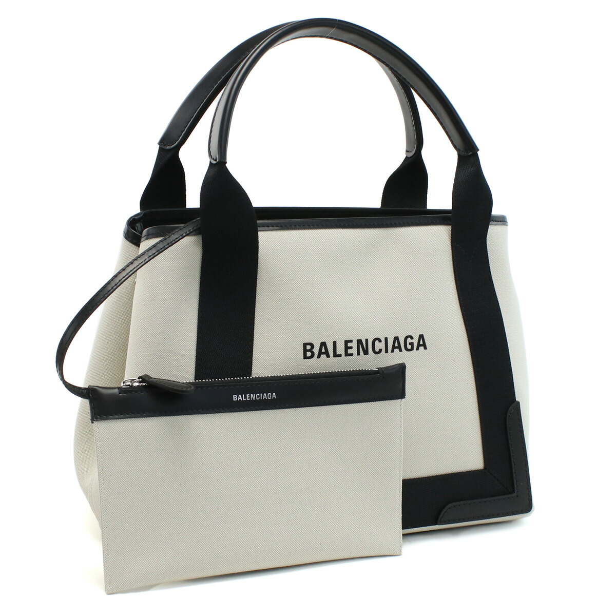 バレンシアガ BALENCIAGA  トートバッグ ブランド　Sサイズ レディース 339933　2HH3N　9260 ホワイト系 ブラック　bag-01