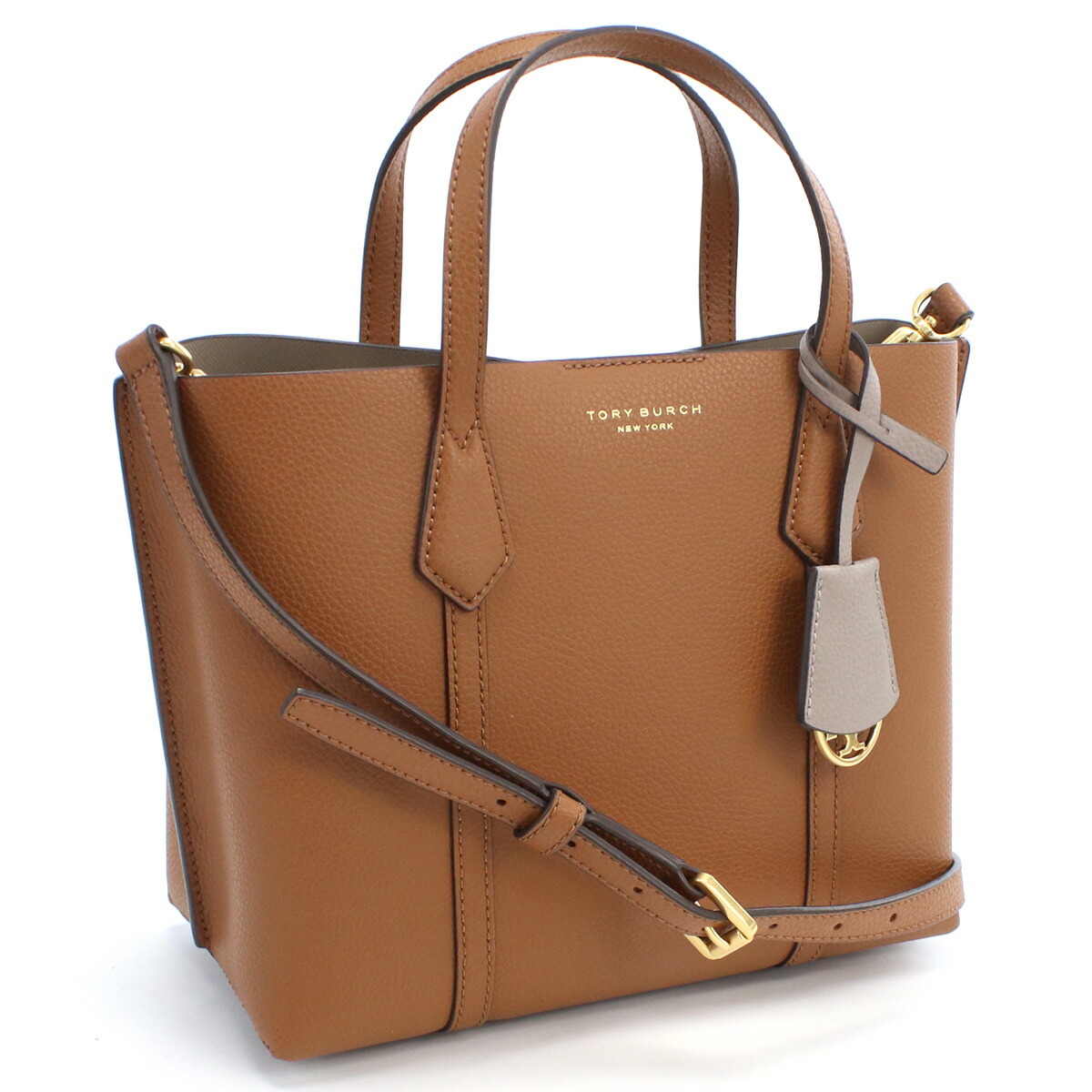 トリーバーチ TORY BURCH PERRY トートバッグ ブランド フォーマルバッグ 81928 905 LIGHT UMBER ブラウン系 bag-01