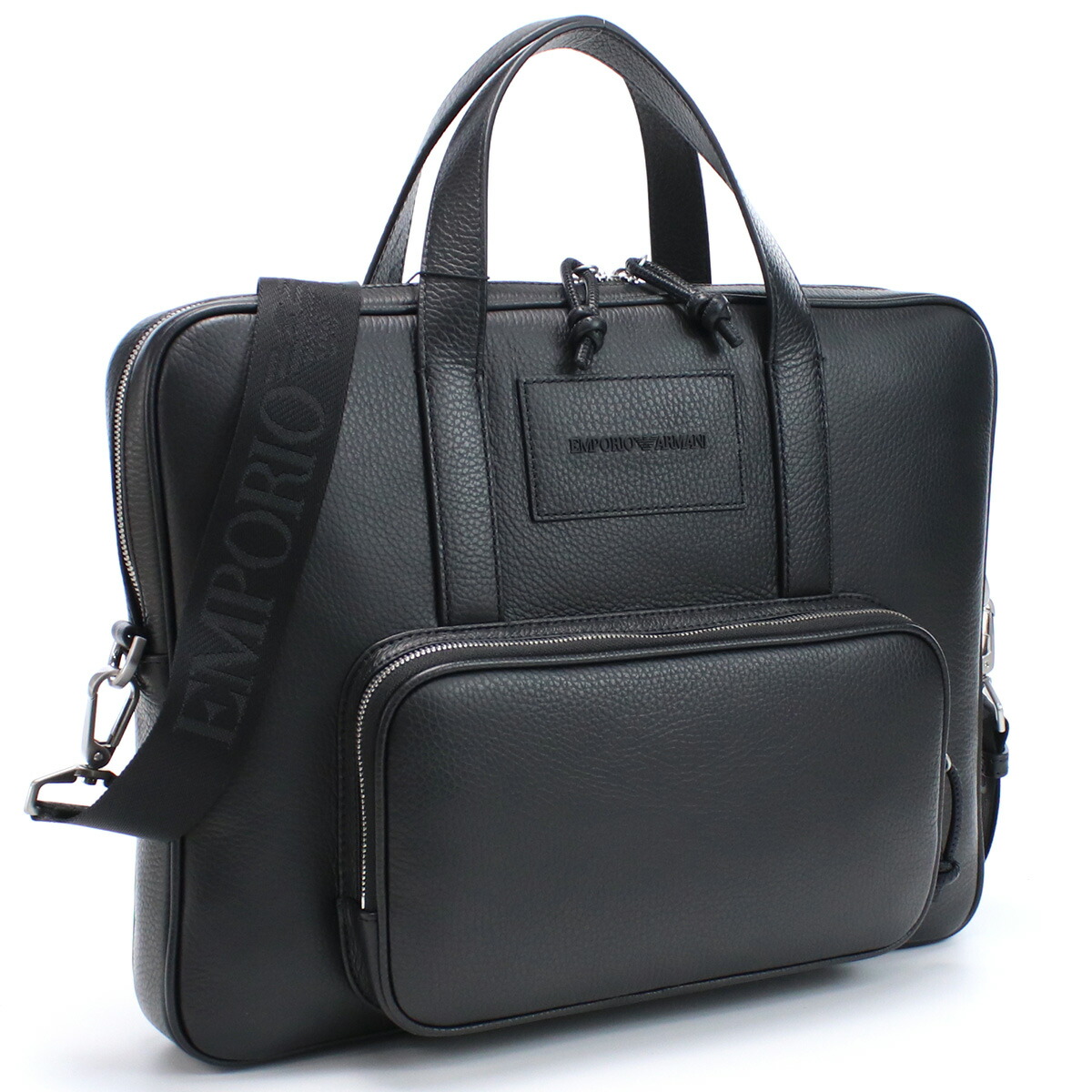 エンポリオアルマーニ EMPORIO ARMANI  ブリーフケース ビジネスバッグ ブランド  Y4P144 Y068E 80001 BLACK ブラック bag-01