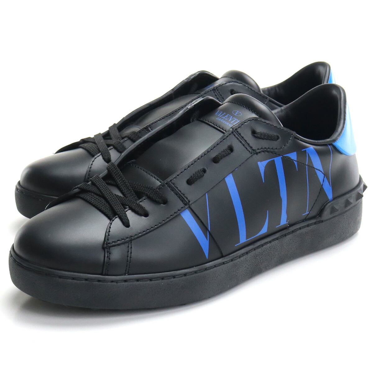 ヴァレンティノ VALENTINO メンズ ロゴ スニーカー ローカット UY2S0830 NHN KP8 ブラック ブルー系 bos-18 shoes-01 メンズ