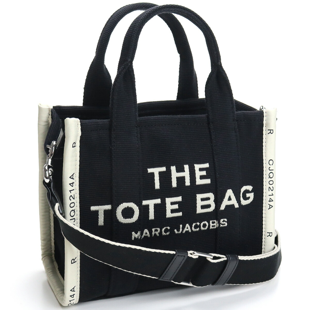 マークジェイコブス MARC JACOBS  トートバッグ ブランドバッグ THE TOTE M0017025 001  THE JACQUARD MINI TOTE BAG BLACK ブラック bag-01