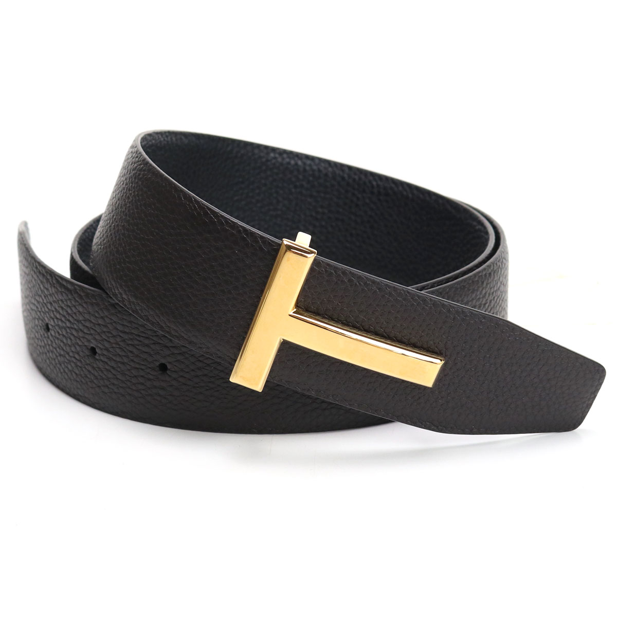 トム フォード TOM FORD  メンズベルト ブランド ベルトTB178T　LCL236　C7906ブラウン系 ブラック belt-01