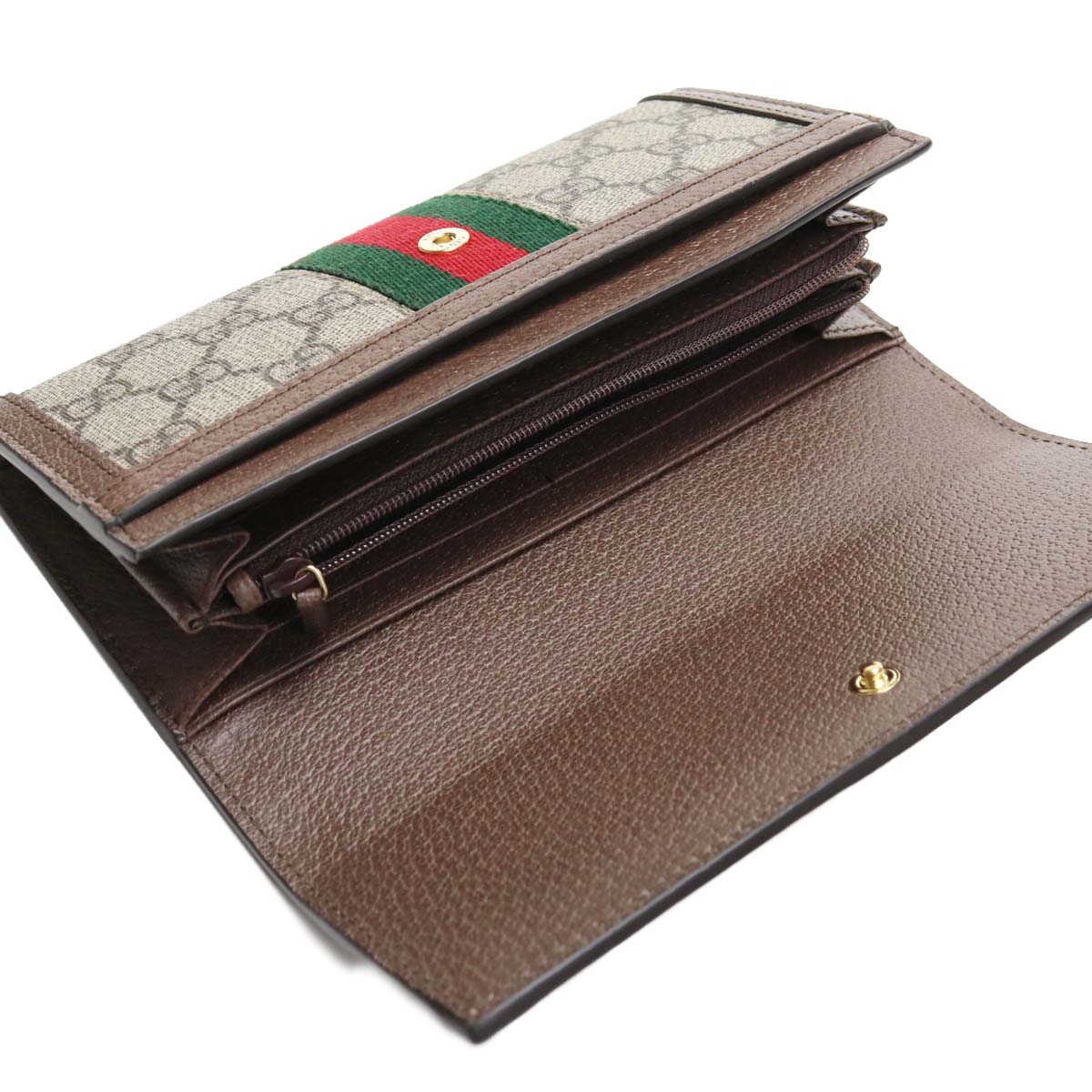 Takae / グッチ GUCCI OPHIDIA オフィディア 2つ折り長財布 523153