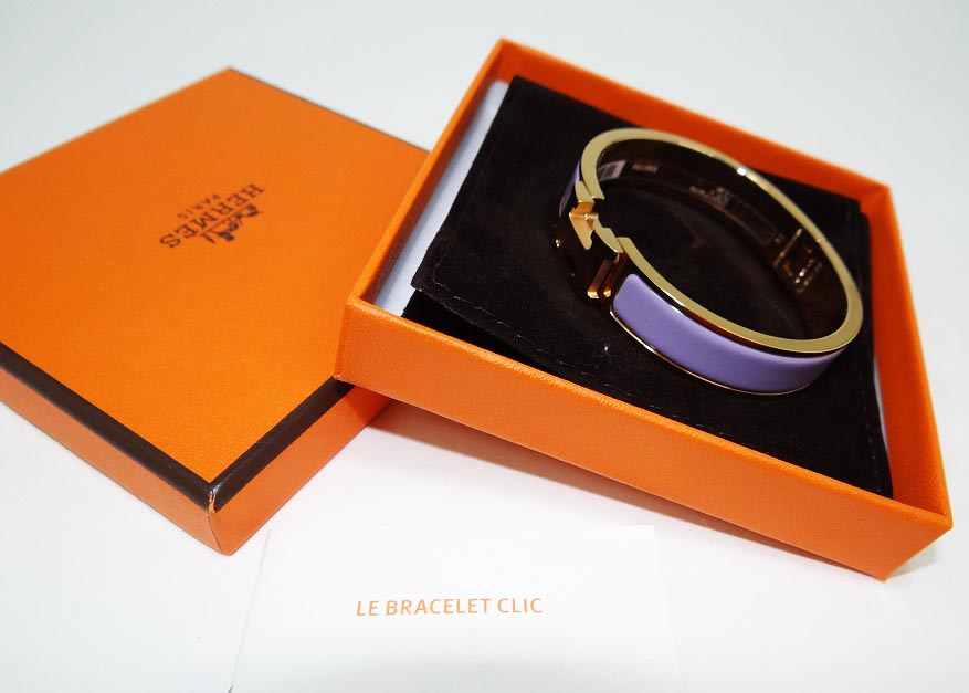 ブランドプラス / HERMES エルメス クリックH LILAS ﾊﾟ ﾗﾃﾞｨｳﾑﾌﾟﾚｰﾃｯﾄﾞ