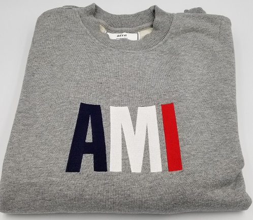 AMI Paris アミ パリス　グラフィックトレーナー　22SS ネイビー