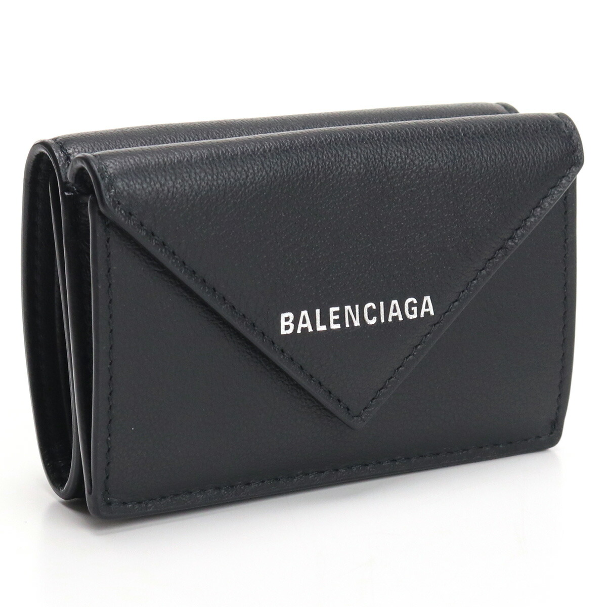 バレンシアガ BALENCIAGA  3つ折り財布 ブランド財布 504564　DLQ0N　1000 ブラック gsw-2 mini-01