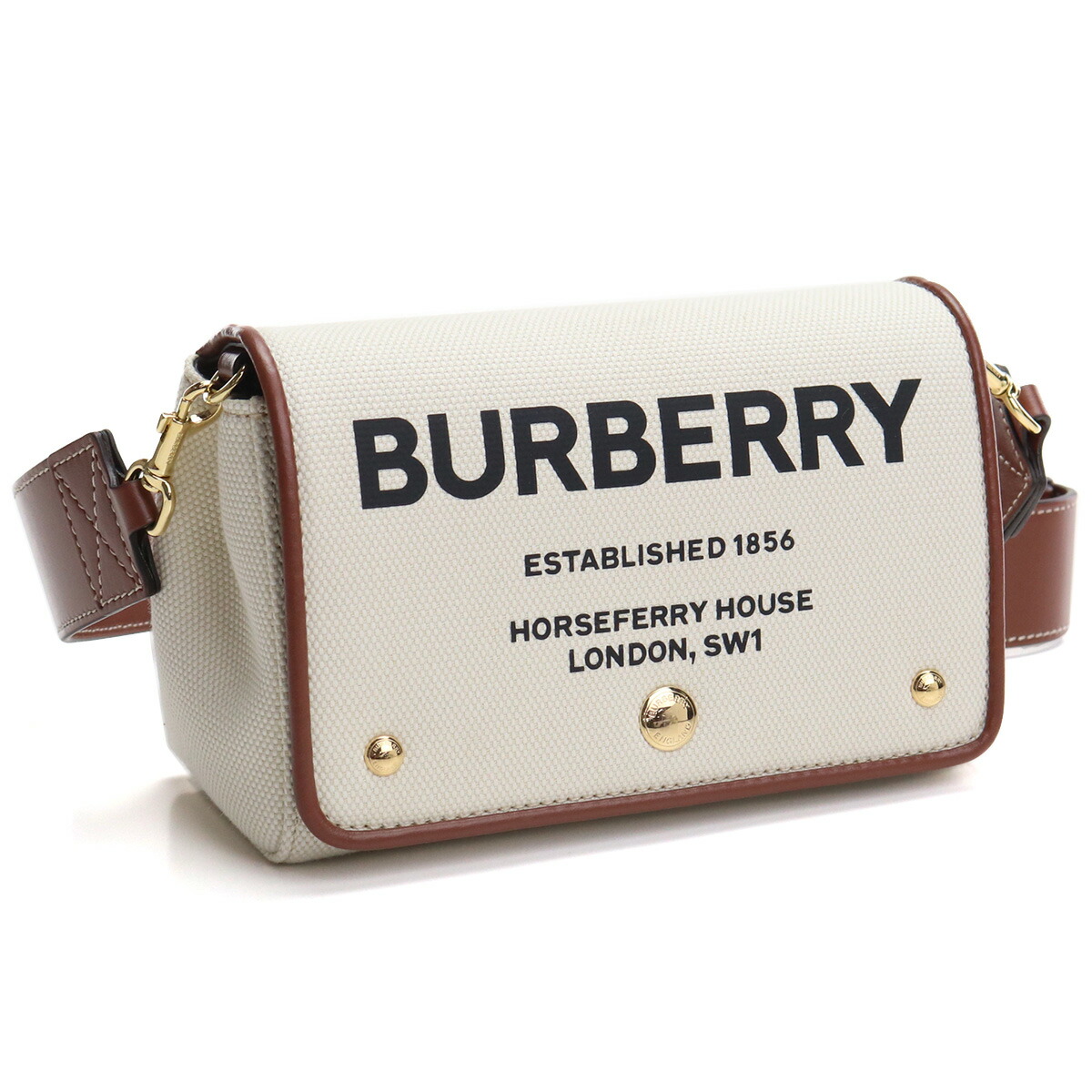 Emu8 バーバリー Burberry ショルダーバッグ ブランドバッグ ブランドロゴ A1363 White Tan ホワイト系 ブラウン系 Bos 03 Bag 01