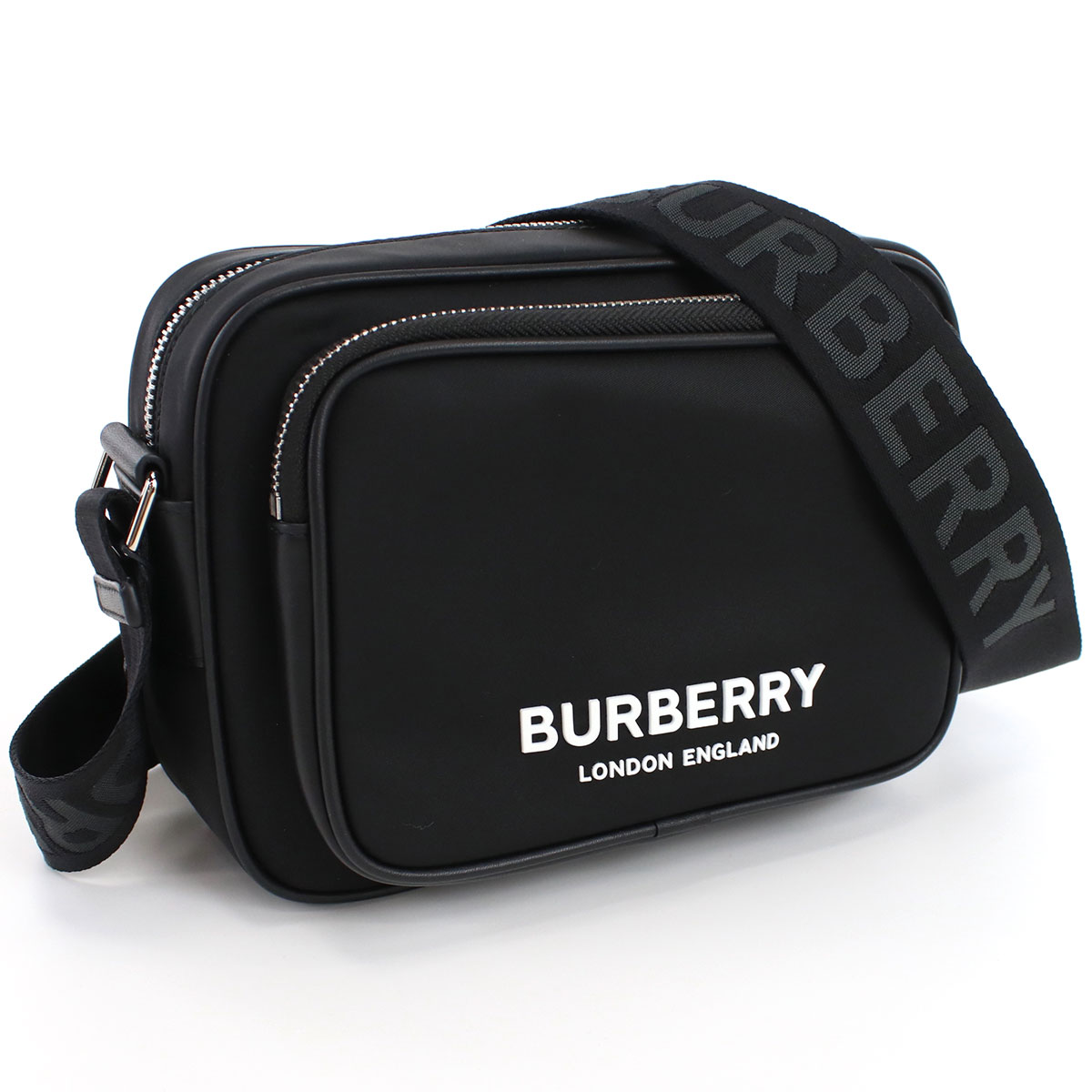 バーバリー BURBERRY  斜め掛け ショルダーバッグ ブランド バッグ 8049094 A1189 BLACK ブラック bag-01