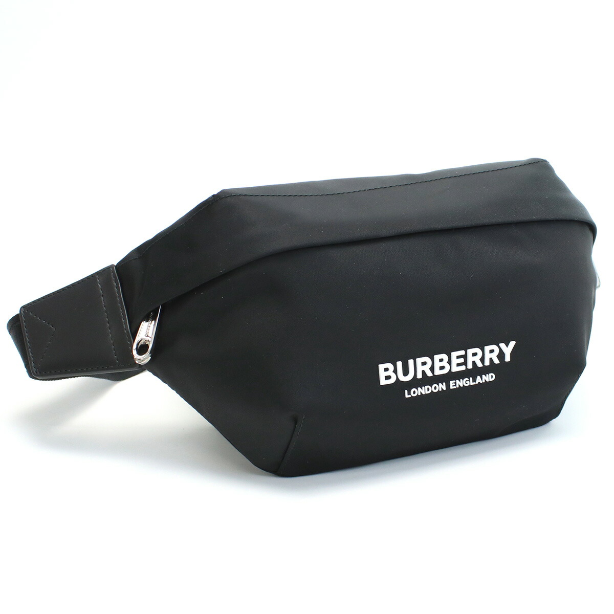 バーバリー BURBERRY  ボディバッグ ロゴプリント ナイロン ソニー ブランド 8049095　A1189 BLACK　ブラック　bag-01