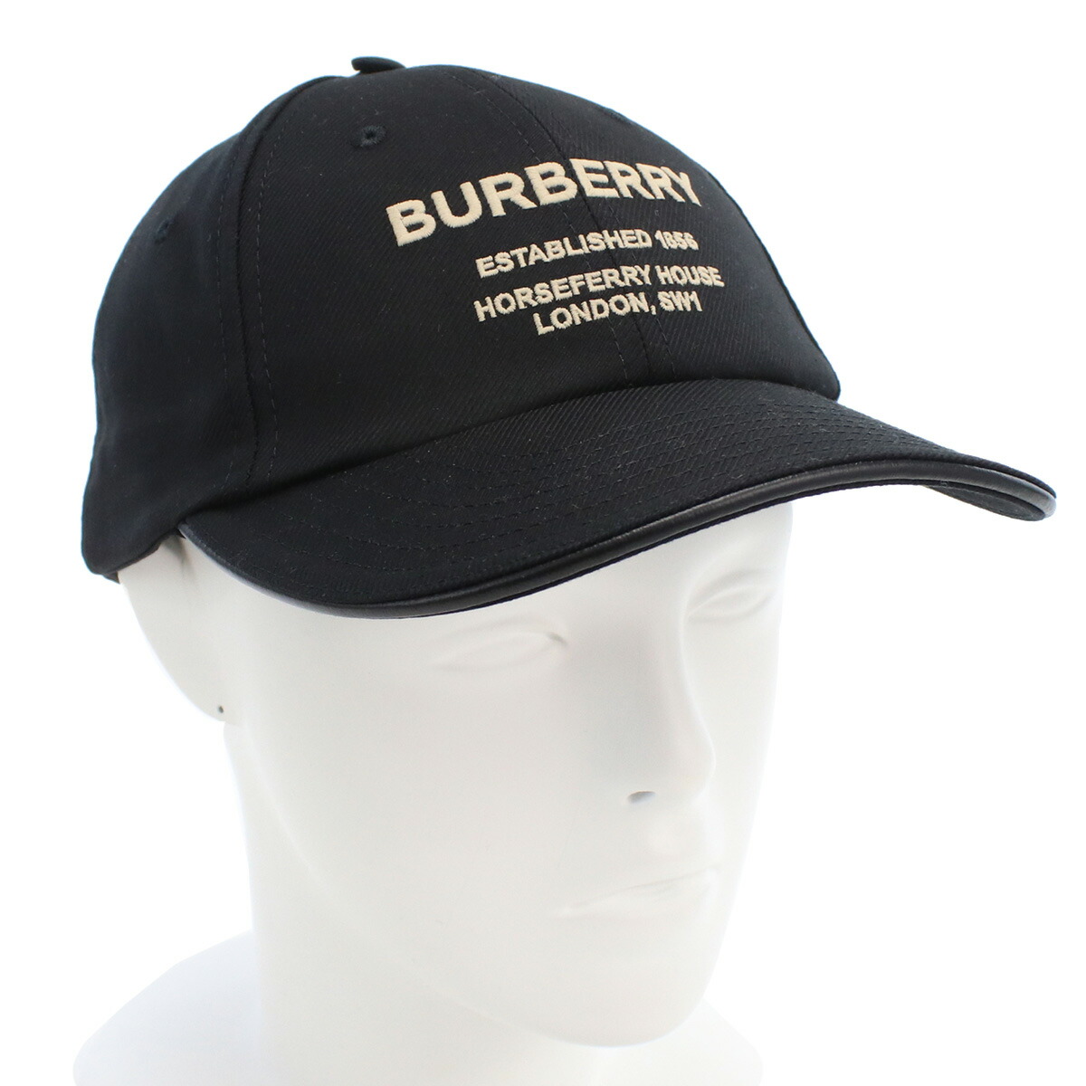 Armerie Boutique バーバリー BURBERRY メンズ－キャップ ブランド 8057625 B1047 BLACK ブラック  cap-01