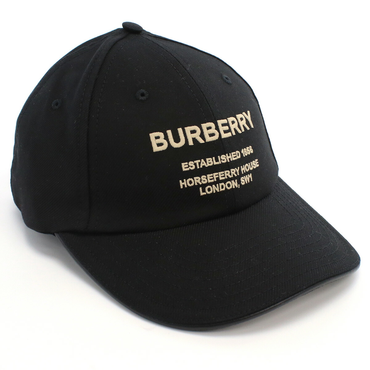 Armerie Boutique バーバリー BURBERRY メンズ－キャップ ブランド 8057625 B1047 BLACK ブラック  cap-01