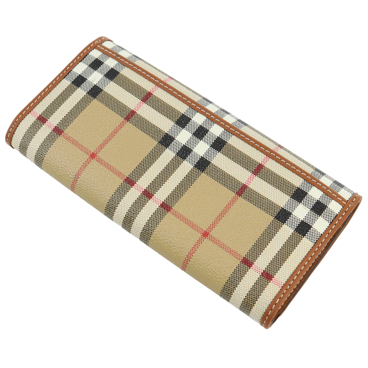 ブランドプラス / バーバリー BURBERRY 長財布ニ折小銭入付き ブランド ...