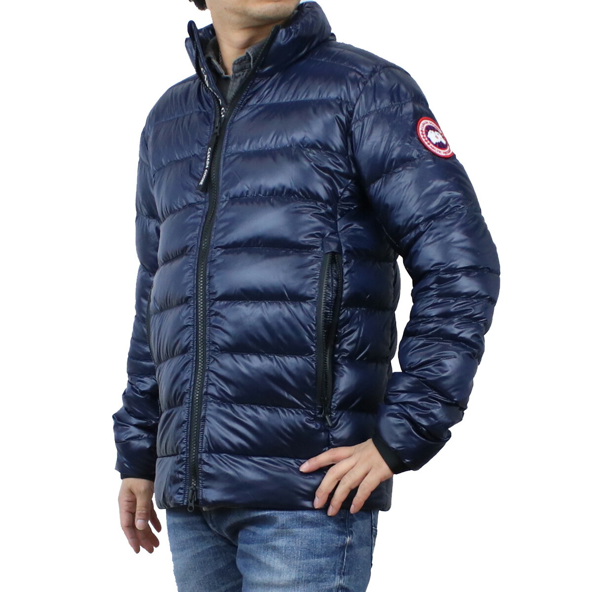 カナダグース CANADA GOOSE CROFTON JACKET メンズ－ジャケット，上着 ブランド 2228M 63 ATLANTIC NAVY ネイビー系 outer-01