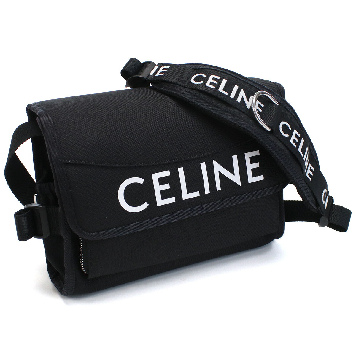 セリーヌ CELINE  斜め掛け ショルダーバッグ ブランド 11006　2DMT　38SI BLACK ブラック bag-01