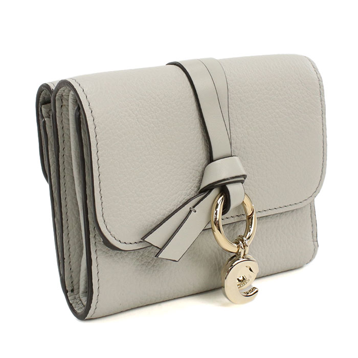 Chloe クロエ 三折財布小銭入付き CHC21WP945F57 40W レディース ブルー