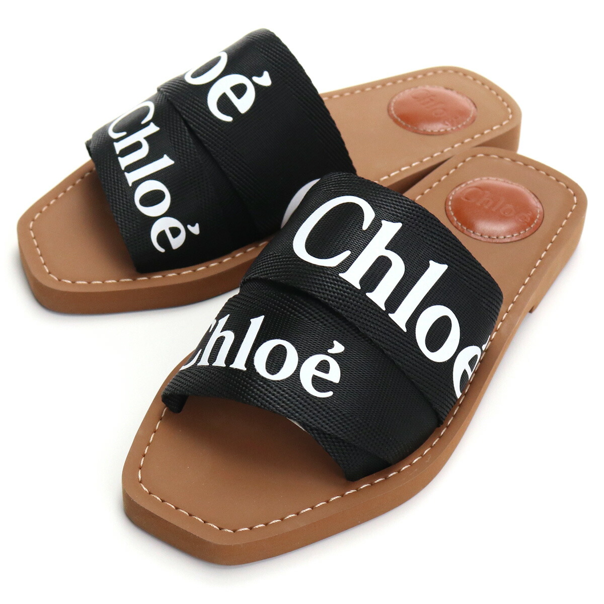 クロエ CHLOE  サンダル CHC19U18808　001 ブラック shoes-01 夏セール