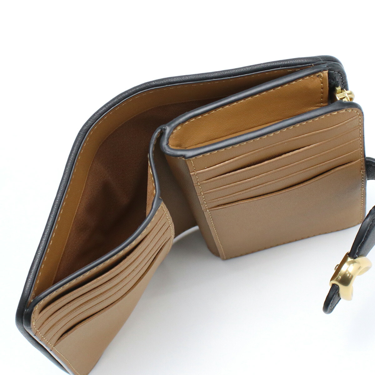 日本初の アルティジャーノ シームレス ウォレット ブラウン