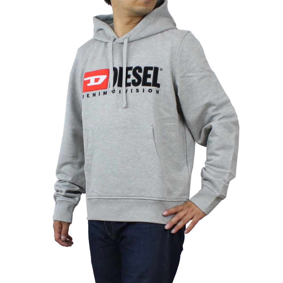 ディーゼル DIESEL  メンズ－パーカー ブランド A03757　0BAWT　9CB グレー系 apparel-01 冬セール