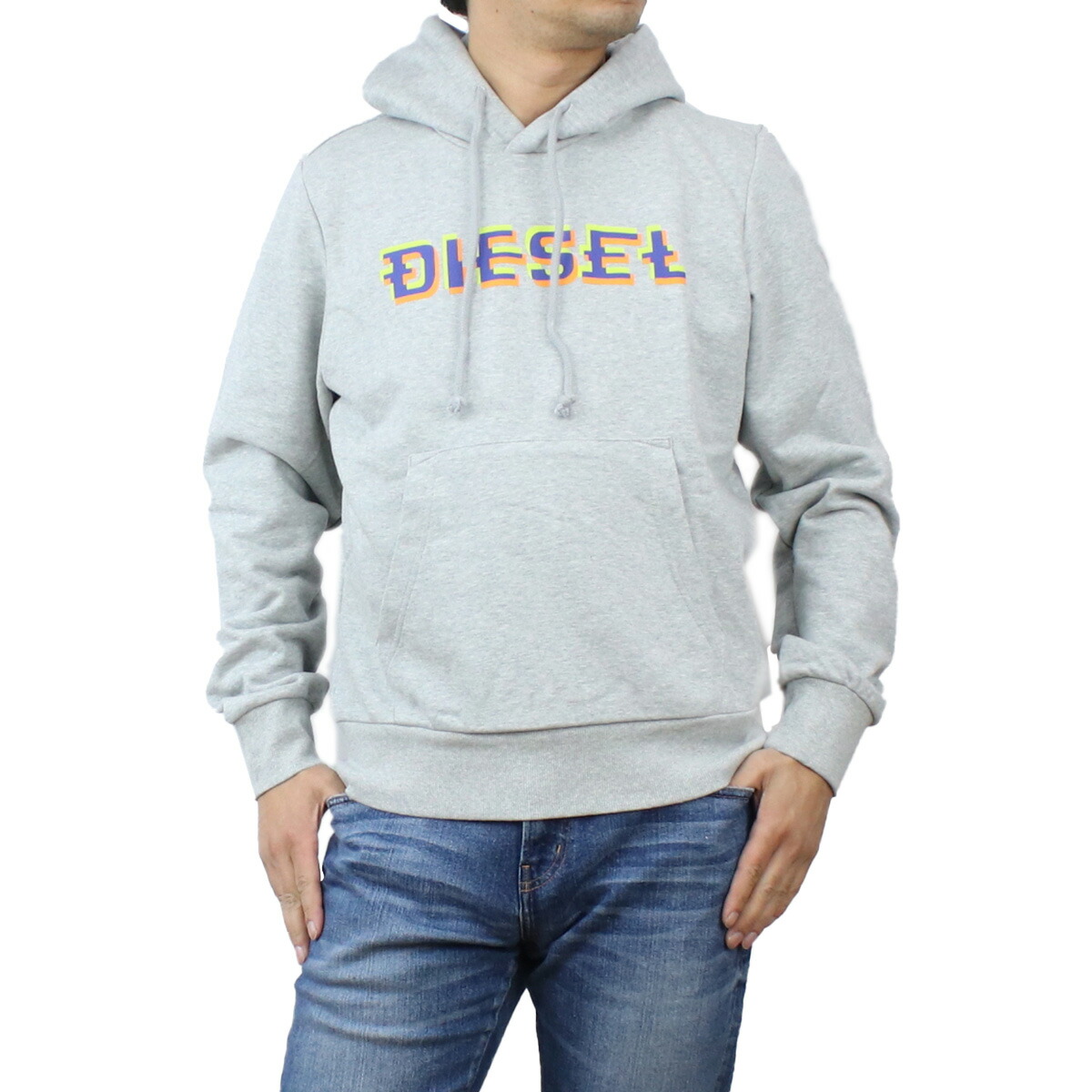 ディーゼル DIESEL  メンズ－パーカー ブランド フーディｰ A06510　0HAYT　9CB グレー系 apparel-01 冬セール