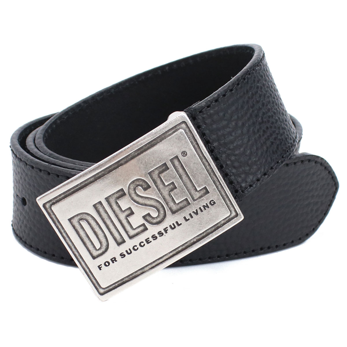 ディーゼル DIESEL  メンズベルト ブランド X08893　P0396　T8013 ブラック belt-01