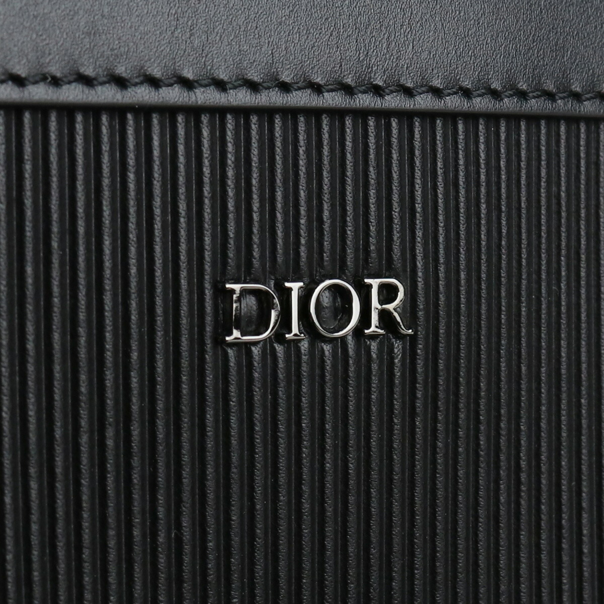 高級・稀品】Christian Dior ロゴプレート ハンドバッグ ブラック-