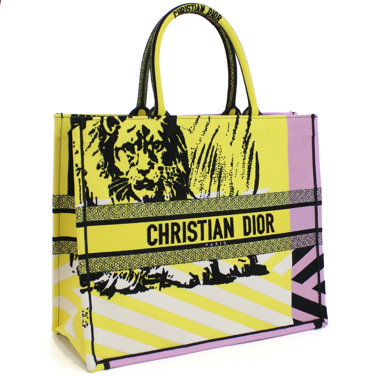 ディオール Christian Dior  トートバッグ ブランド　ブックトート 通勤 通学 ママバッグ M1286　ZRON　886 マルチカラー bag-01