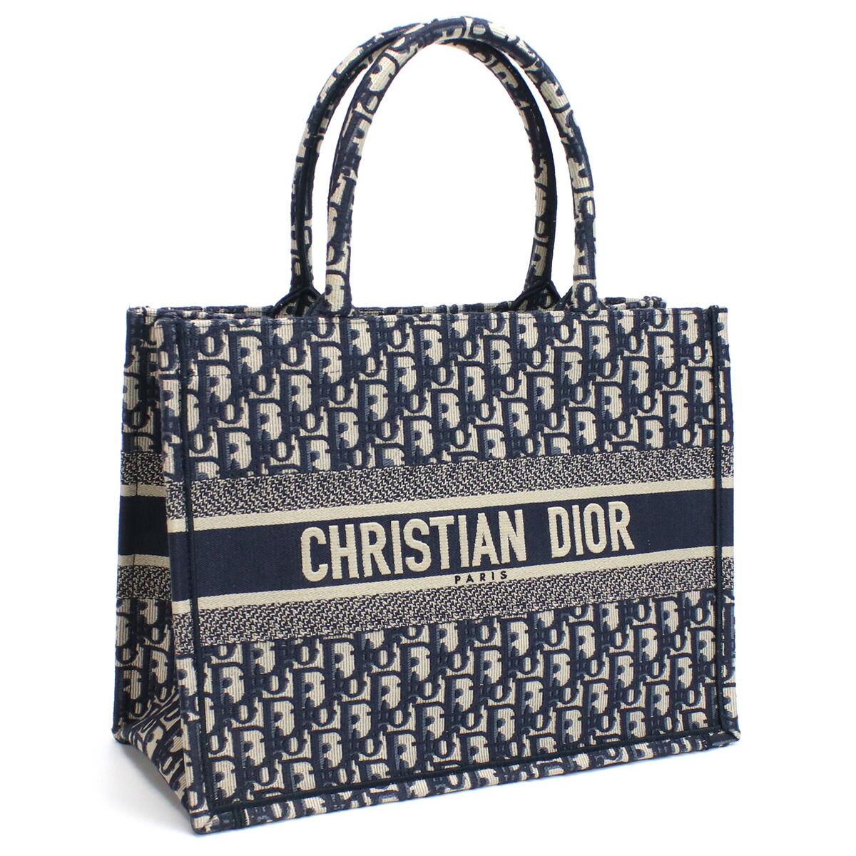 ディオール Christian Dior  トートバッグ ブランド ブックトート ディオールオブリーク M1296　ZRIW　M928 ブルー系 マルチカラー bag-01