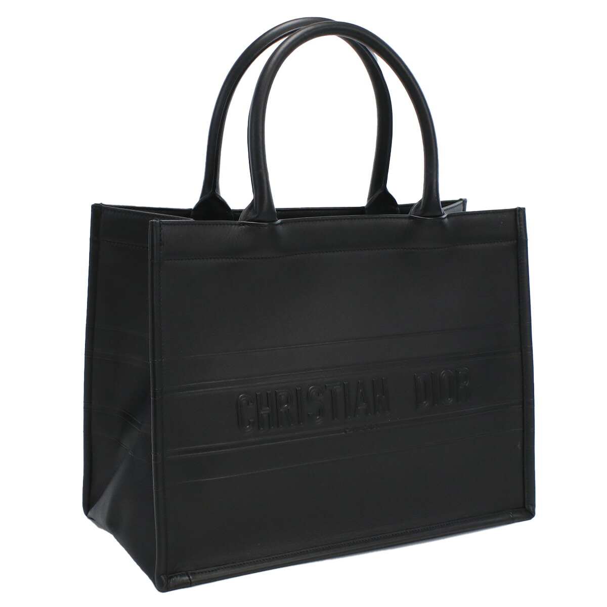 ディオール Christian Dior  トートバッグ ブックトート ミディアム 通勤 通勤 M1296　ZGSB　M900 ブラック bag-01