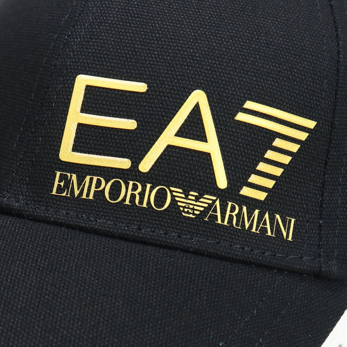 ブランドプラス イーエーセブン EA7 メンズ－キャップ スポーツウェア 275936 0P010 77520 BLACK-GOLD cap-01