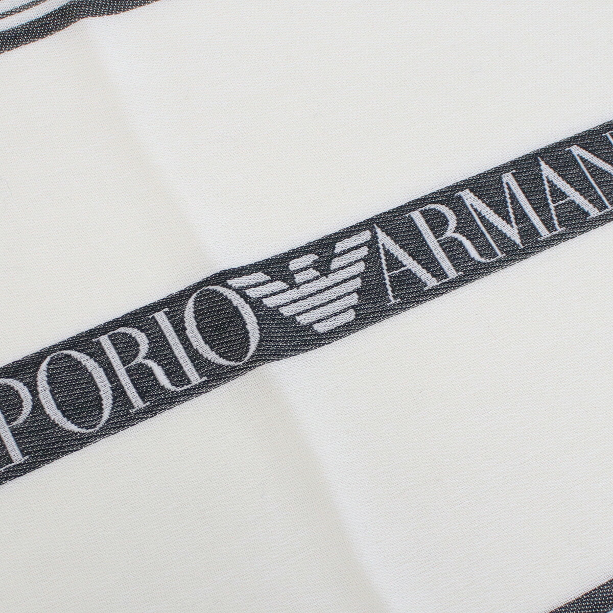 Armerie Boutique エンポリオアルマーニ EMPORIO ARMANI メンズ－マフラー ブランド 625055 1P355  00010 WHITE ホワイト系 warm-01 冬セール