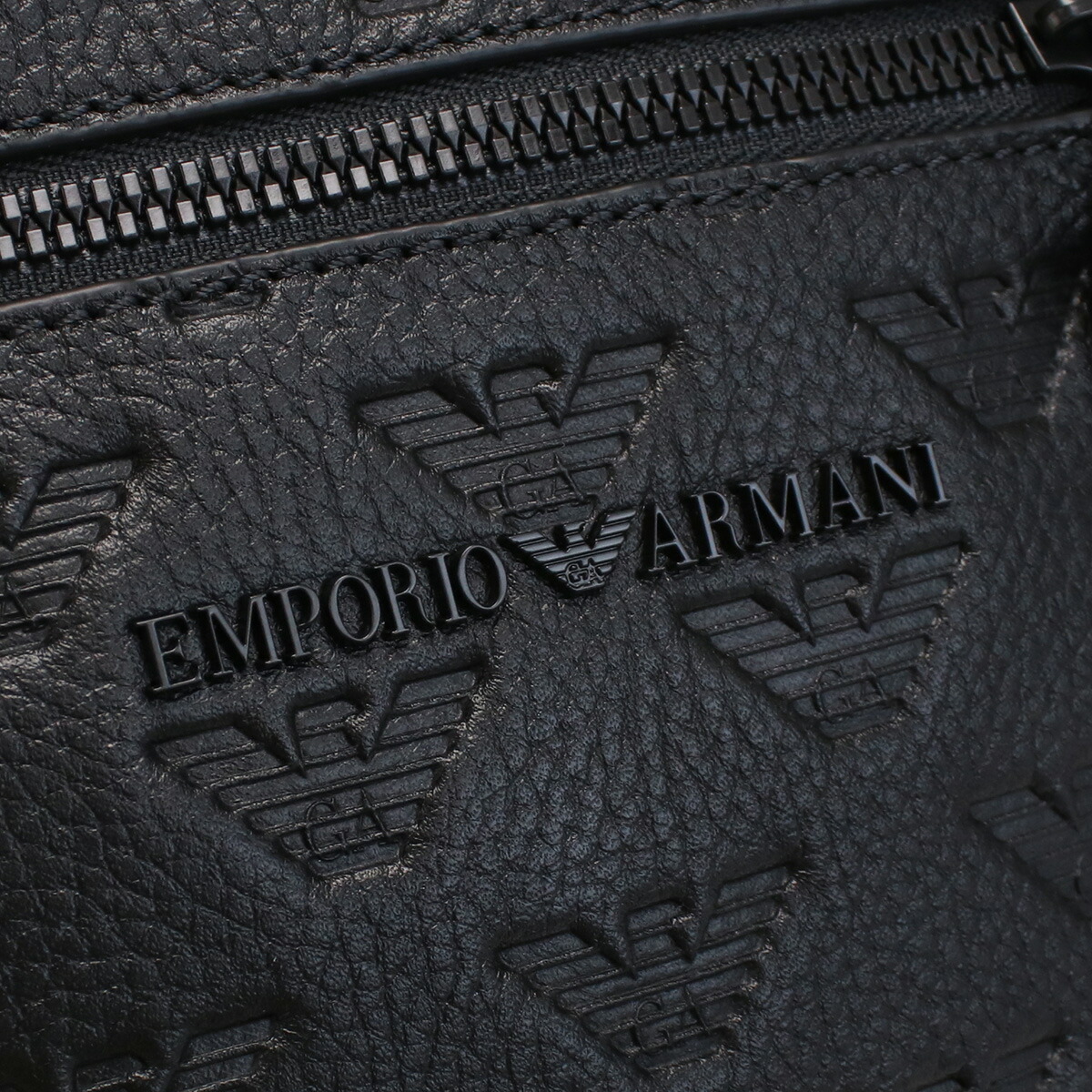 EMPORIO ARMANI 黒タグヴァージンウールブラックＸボルドーストライプ