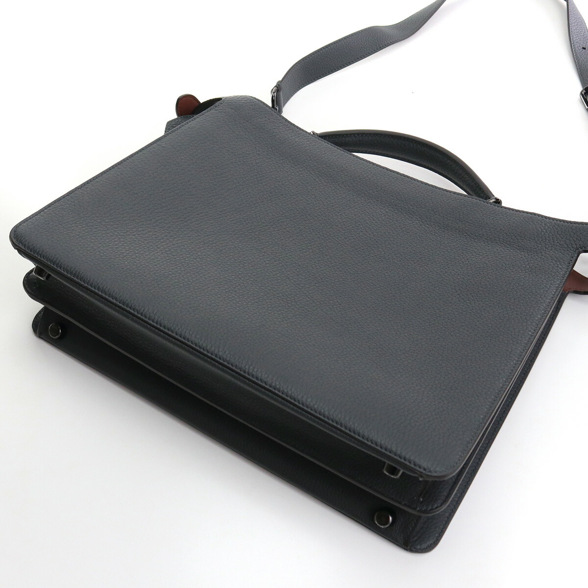 ブランドプラス フェンディ Fendi ハンドバッグ メンズピーカブー ピーカブー ブランドバッグ メンズバッグ 7va529 Afc3 F1e2k Peekaboo グレー系 Bos 15 Bag 01