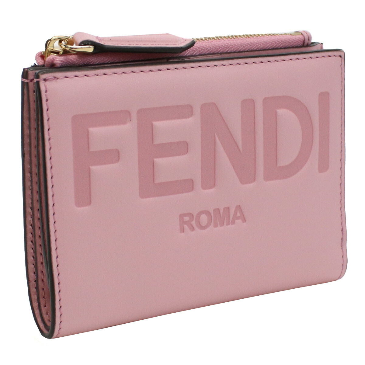 フェンディ FENDI  2つ折り財布 ブランド 8M0447　AAYZ　F1CJY ピンク系 wallet-01 mini-01