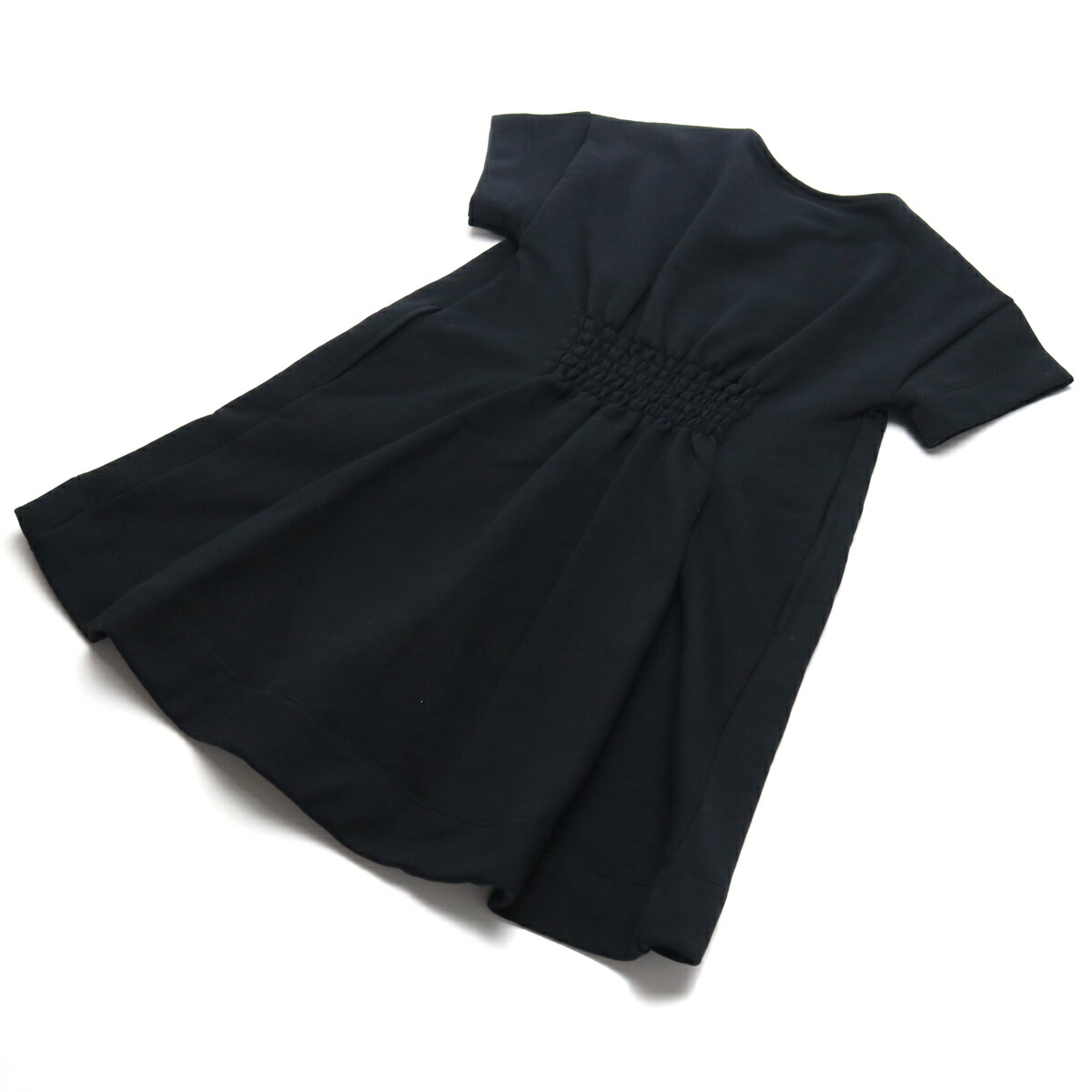 ブランド品卸 フェンディ Fendi キッズ トップス 女の子 Tシャツ ワンピース ドレス Jfb380 5v0 F0qa1 ブラック Bos 15 Kidsbaby 01