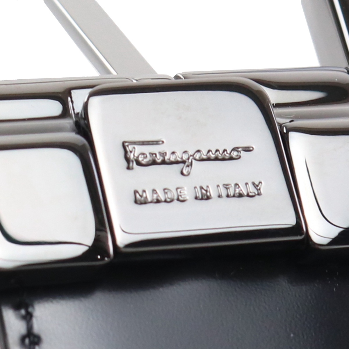 ブランドプラス フェラガモ FERRAGAMO メンズベルト 67-A037 0718382 NERO/NERO ブラック bos-31