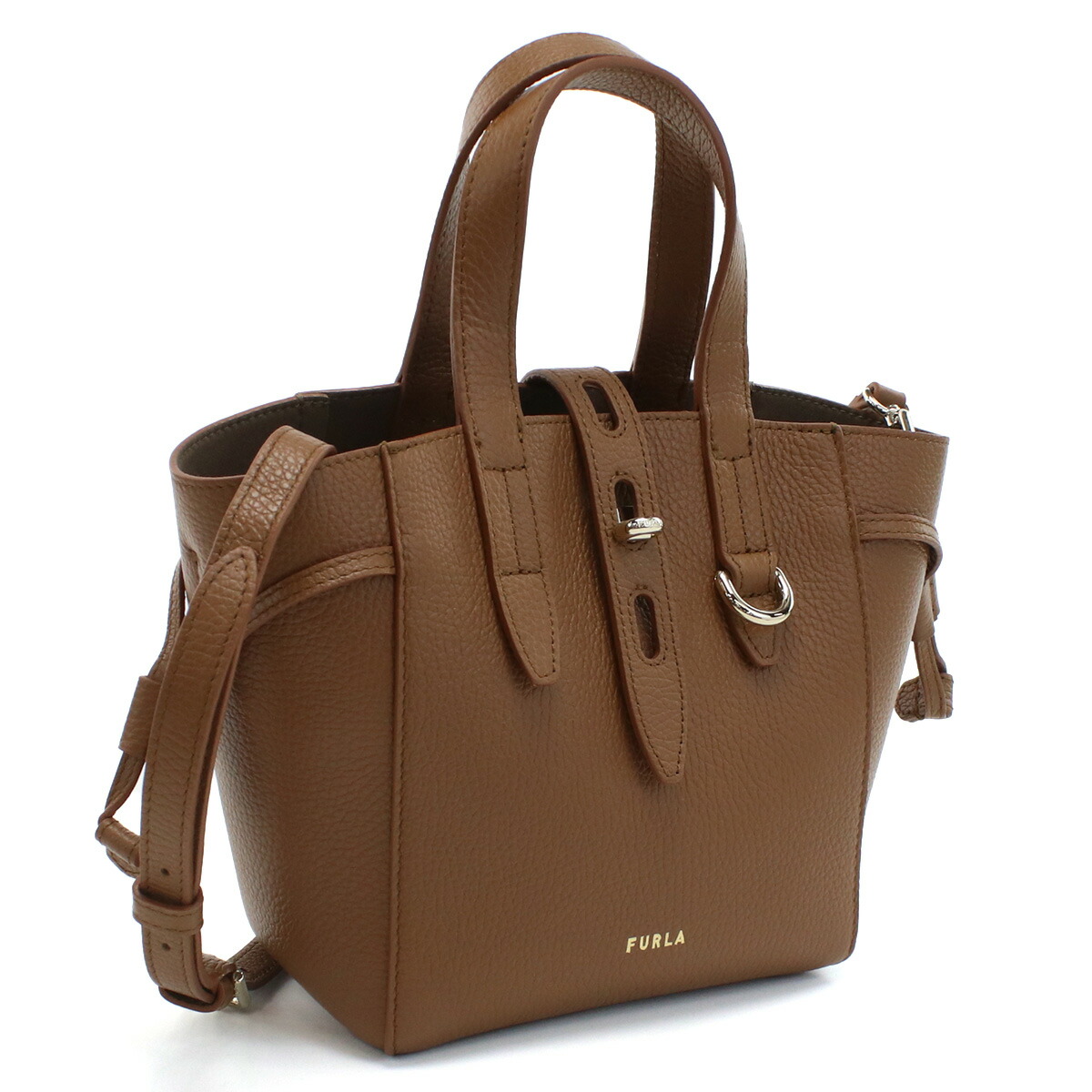 フルラ FURLA FURLA NET ハンドバッグ　ブランド BASRFUA　HSF000　03B00 COGNAC ブラウン系　bag-01