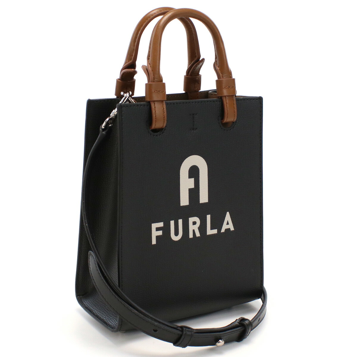 フルラ FURLA FURLA VARSITY ハンドバッグ ショルダー ブランド WB00729 BX1230 E0500 NERO+PERLA ブラック bag-01
