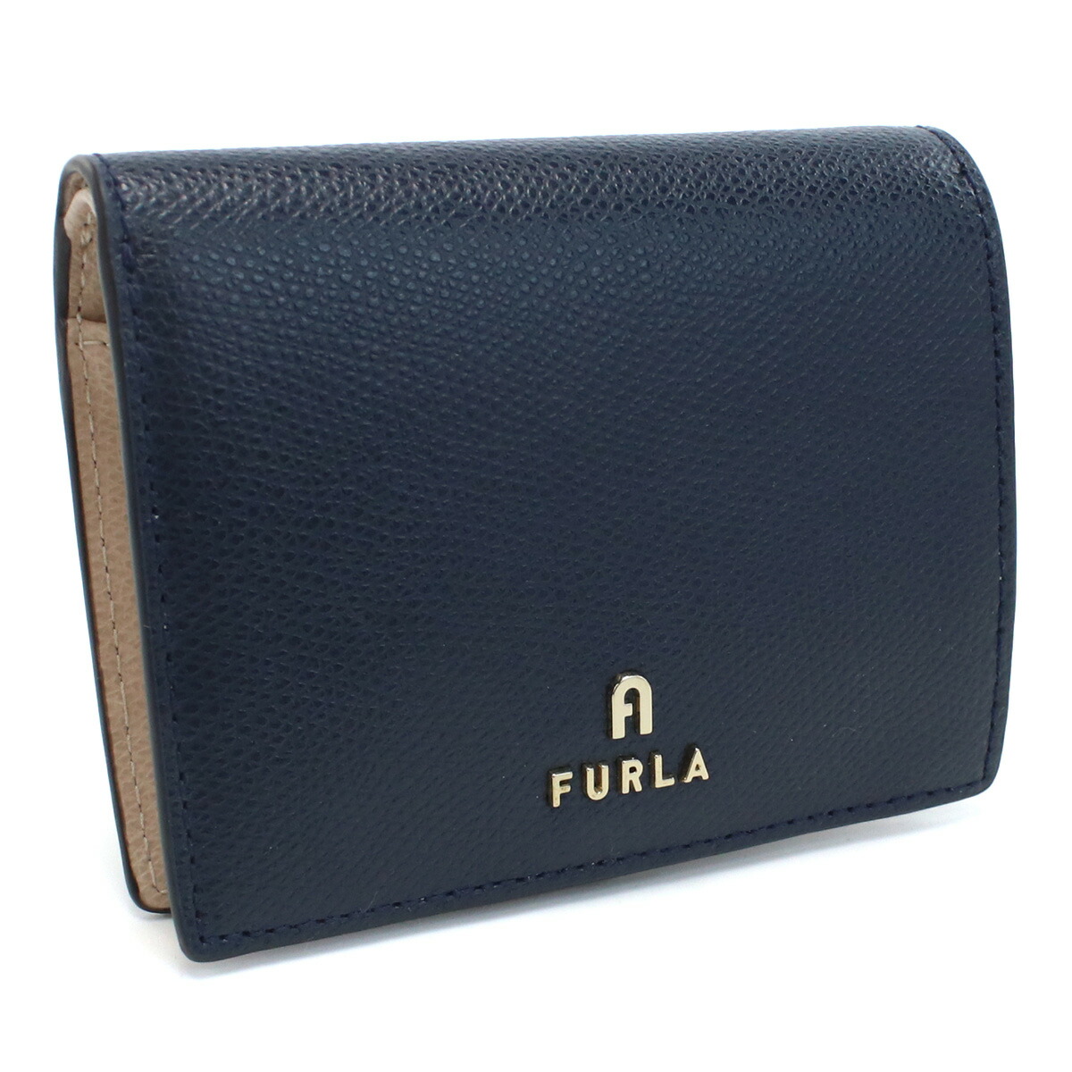 フルラ FURLA FURLA CAMELIA 二折財布小銭入付き　ブランド WP00304　ARE000　2717S MEDITERRANEO+BALLERI ネイビー系　bag-01