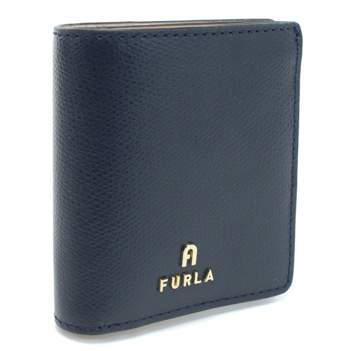 フルラ FURLA FURLA CAMELIA 二折財布小銭入付き　ブランド WP00308　ARE000　2717S MEDITERRANEO+BALLERI ネイビー系　wallet-01