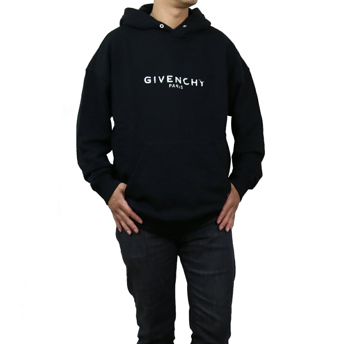 47％割引ブラック系,S豊富なギフト GIVENCHY ジバンシー プルオーバーパーカー フーディ パーカー トップスブラック系S-OTA