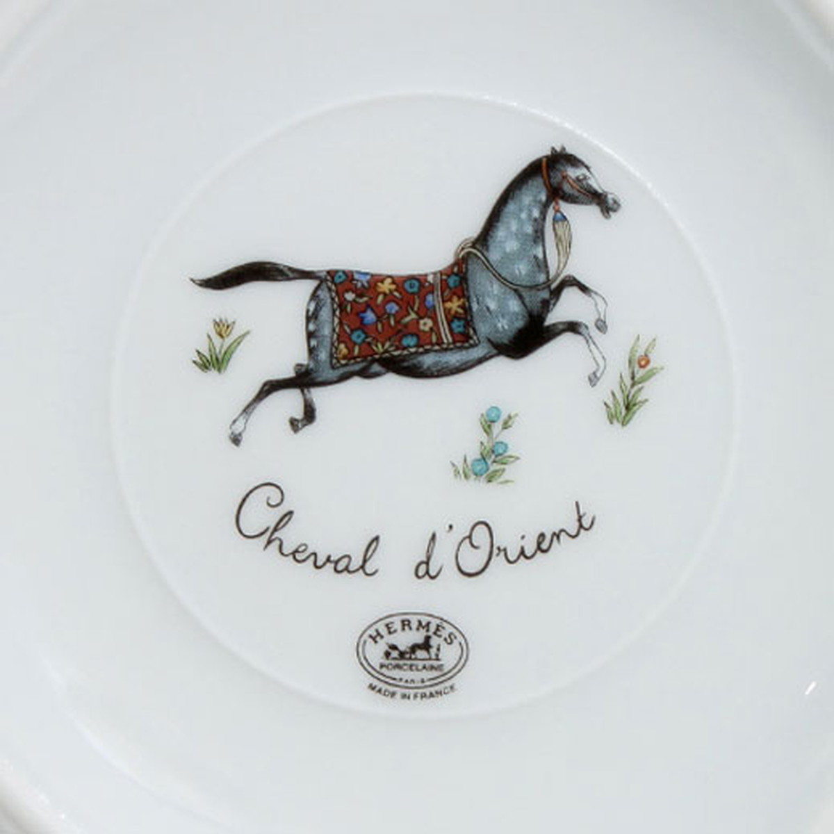 Armerie Boutique エルメス Hermes シュバルドリアン シュヴァルドリアン Cheval D Orient カップ ソーサー 食器 98 ﾃｨｰc Sﾍﾟｱ No 3