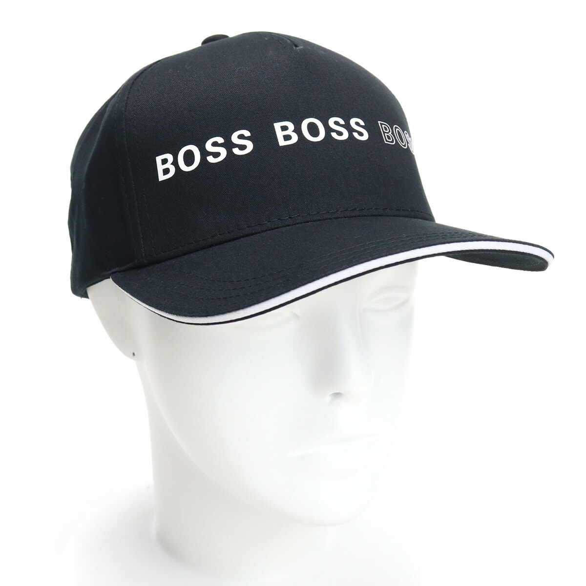 ヒューゴ・ボス HUGO BOSS  メンズ－キャップ ブランドキャップ ブランドロゴ 50453213　001 ブラック cap-01 父の日 父の日ギフト