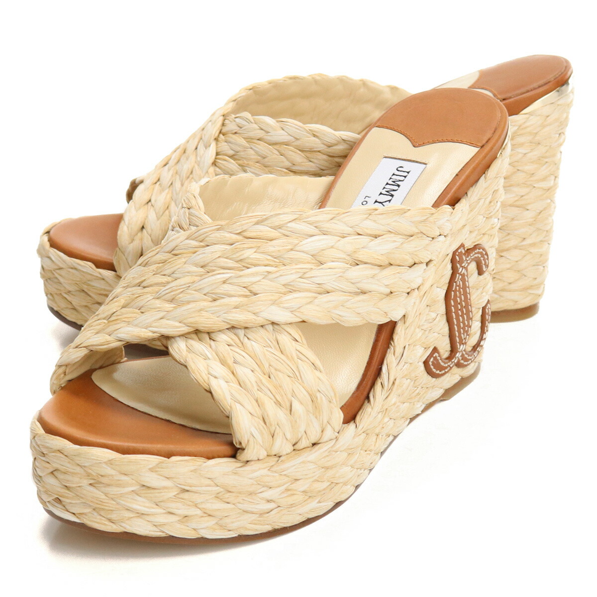 ジミーチュウ JIMMY CHOO  レディースサンダル DOVINA 100 ZTF 221 NATURAL-CUOIO ベージュ系 shoes-01