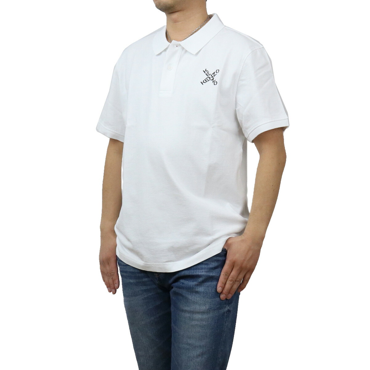 ケンゾー KENZO メンズ－ポロシャツ 5PO050 4SK 01 ホワイト系 bos-07 apparel-01 polo-01 メンズ
