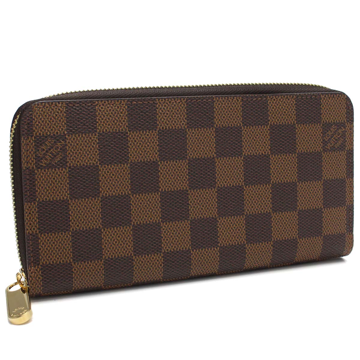ルイ ヴィトン LOUIS VUITTON 財布 ダミエ ジッピーウォレット ラウンドファスナー 長財布 N41661 ブラウン系 レディース