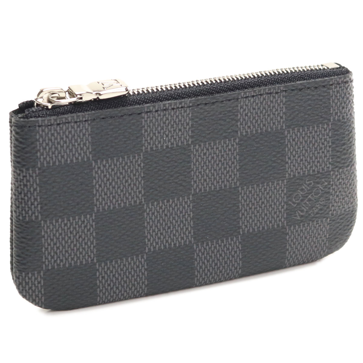 ルイ ヴィトン LOUIS VUITTON ダミエ グラフィット ポシェット クレ コインケース 小銭入れ N60155 グラフィット ブラック グレー系   メンズ