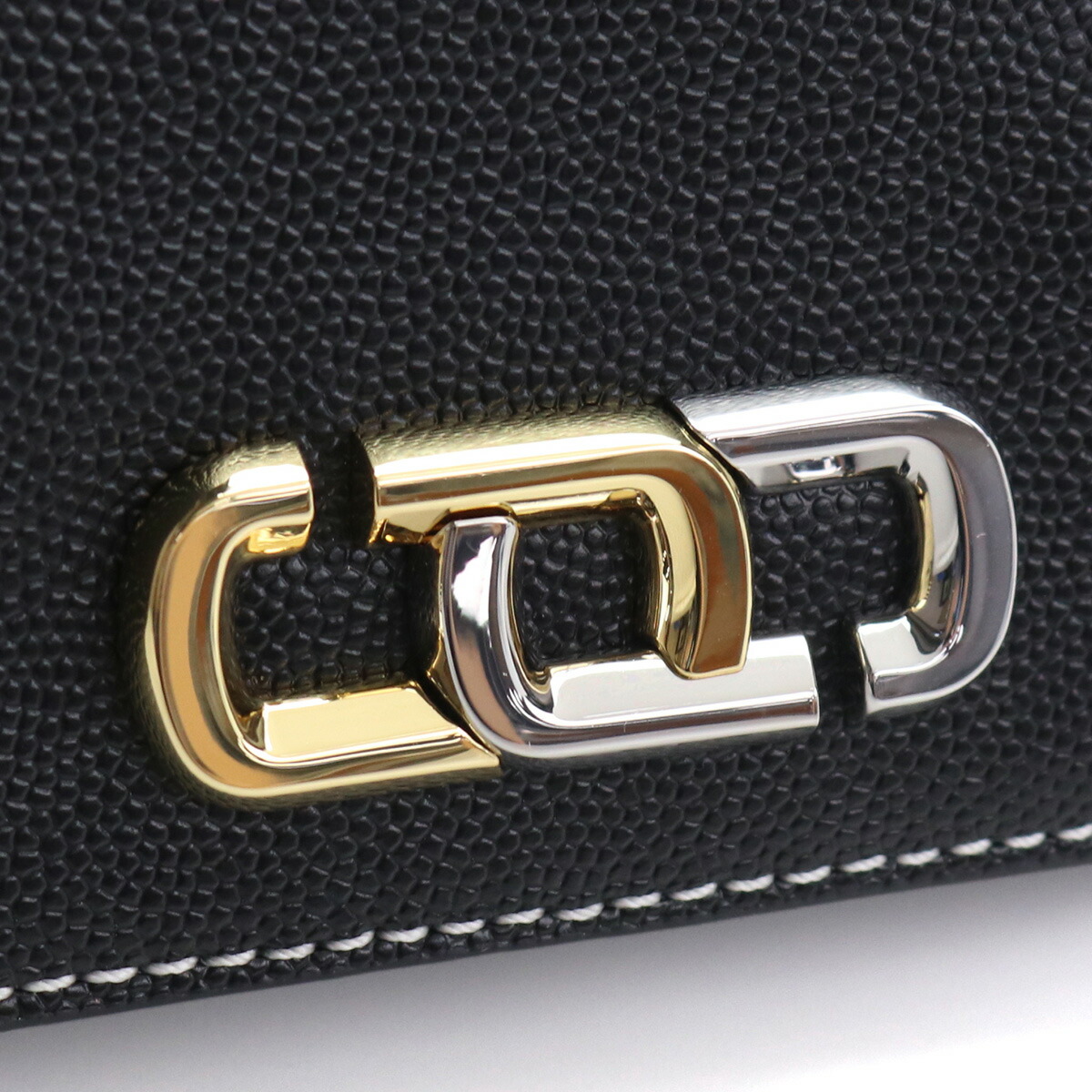 Armerie Boutique マーク・ジェイコブス MARC JACOBS THE J LINK SLGS 3つ折り財布 ミニ財布  コンパクト財布 コンパクト財布 M0017023 001 BLACK ブラック gsw-2