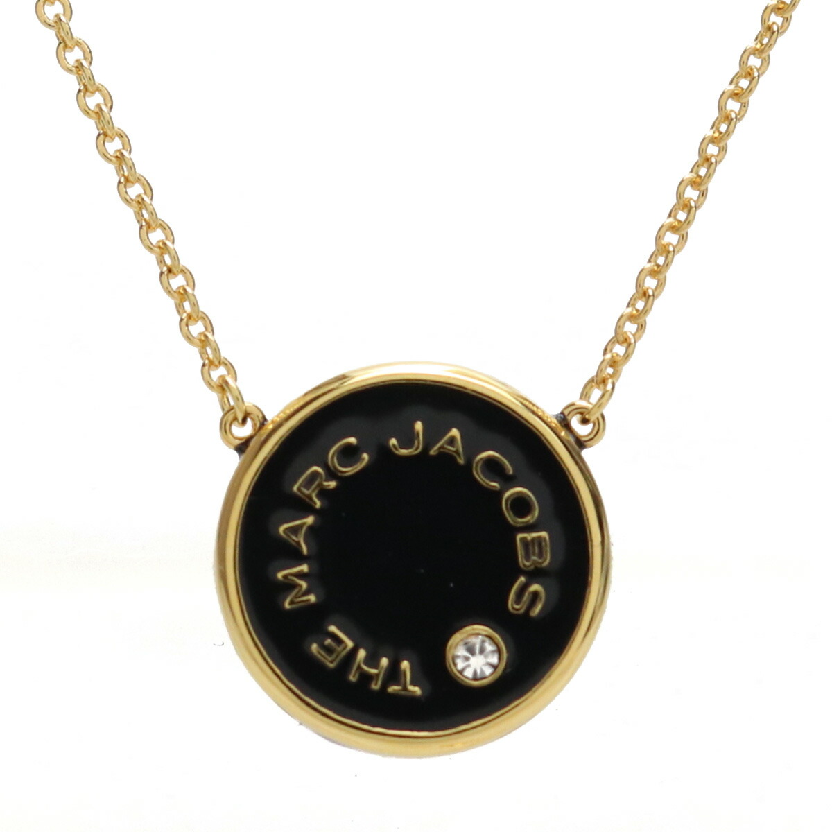 ブランド品卸 マーク ジェイコブス Marc Jacobs ペンダント ブランドアクセサリー ブランドロゴ M 108 Cream Gold ホワイト系 ブラック Gsw 5