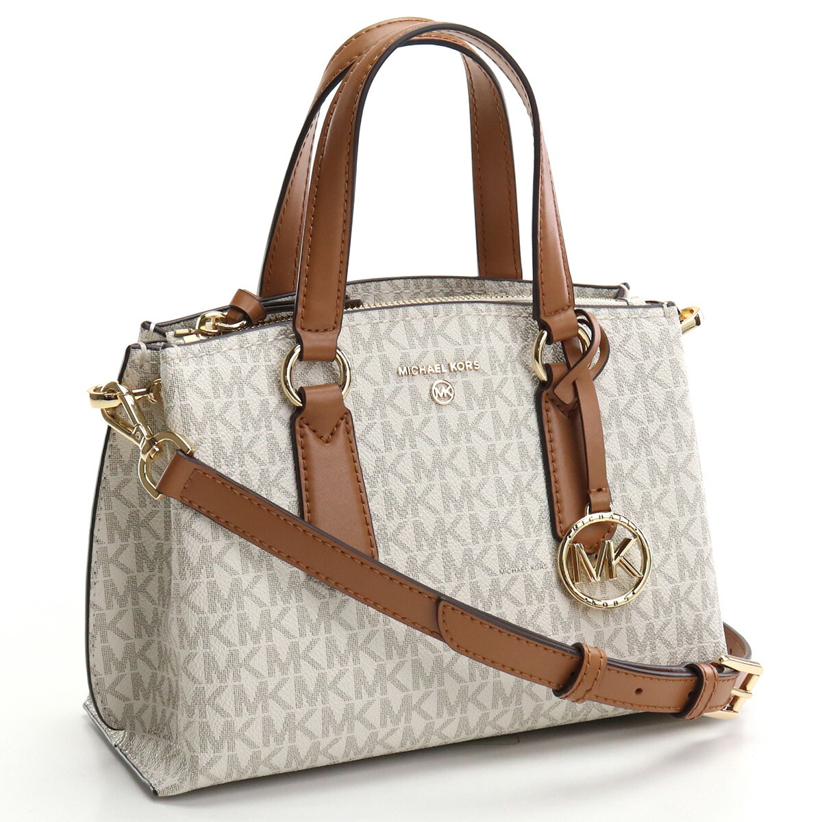 マイケル・コース MICHAEL KORS EMMA トートバッグ 30S1GENS1B 149 VANILLA/ACRN ホワイト系 bag-01